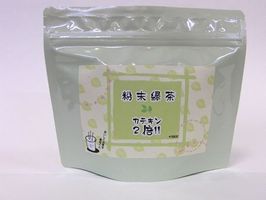 Powdered green tea  + Tannins (Catechins)